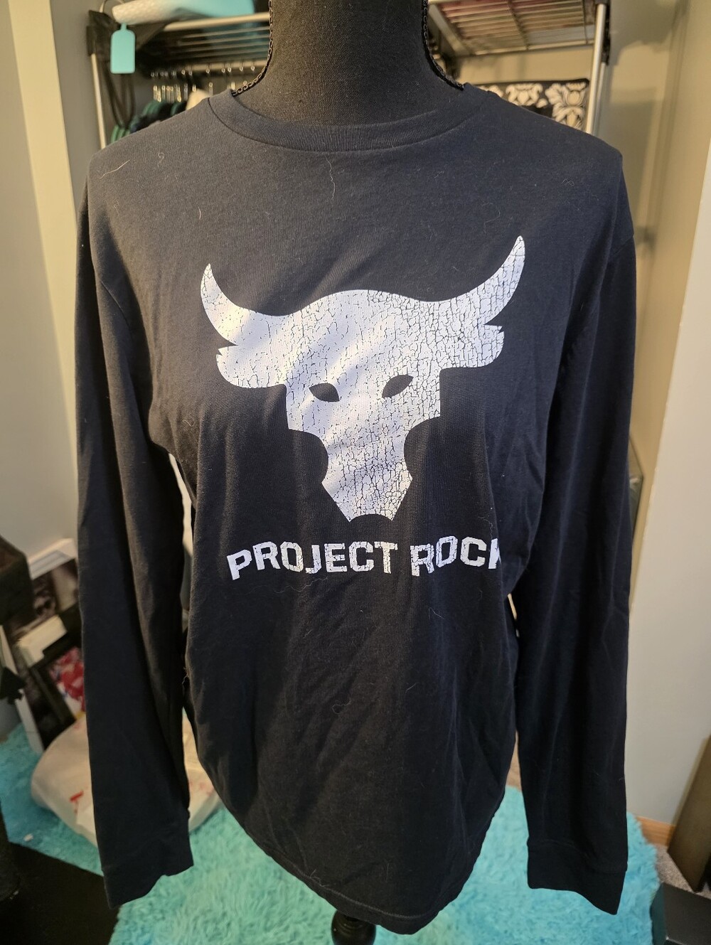 Project Rock Black Long Sleeve Tee